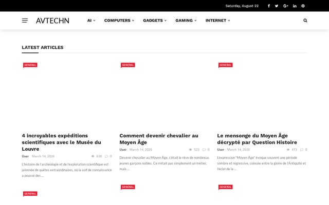 Screenshot of avtechn.com