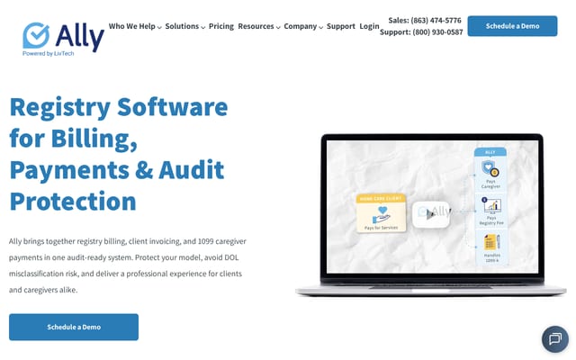 Screenshot of allyms.com