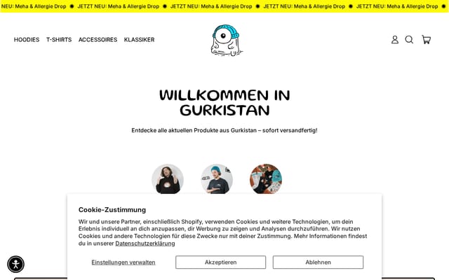 Screenshot of gurkistan.shop