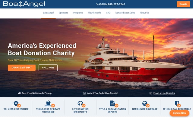 Screenshot of boatangel.com
