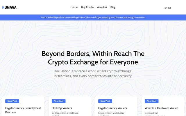 Screenshot of kunava.io