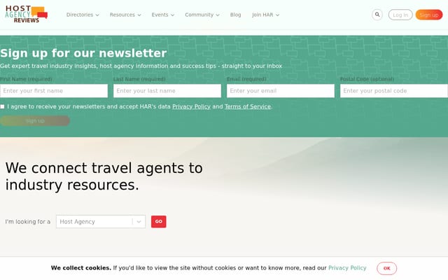 Screenshot of hostagencyreviews.com