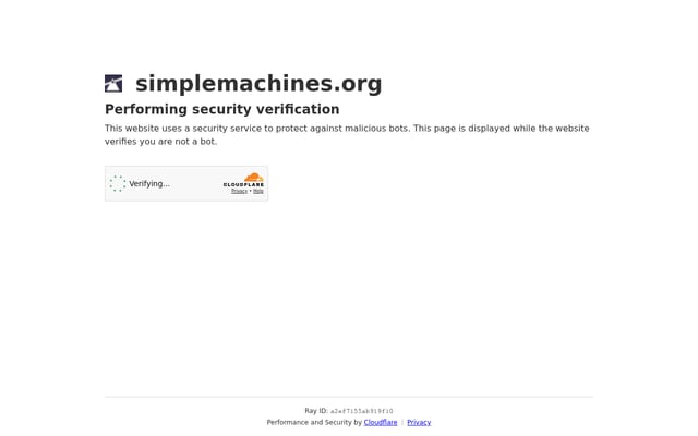 Screenshot of simplemachines.org