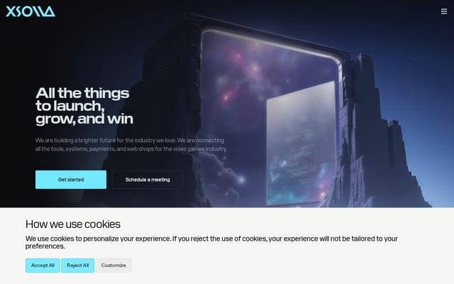 Screenshot of xsolla.com