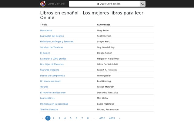 Screenshot of librosdemario.com
