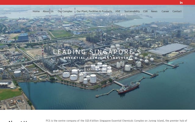 Screenshot of pcs.com.sg