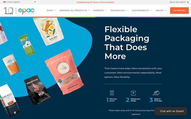 Screenshot of epacllc.com