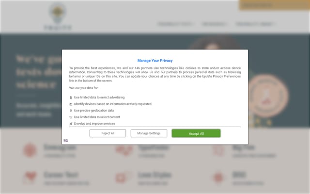 Screenshot of truity.com