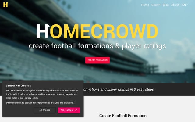 Screenshot of homecrowd.io