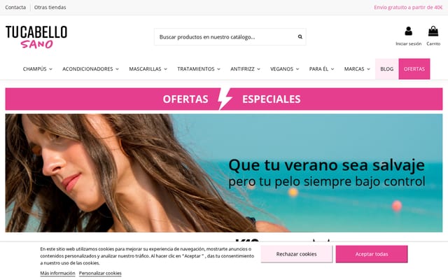 Screenshot of tucabellosano.com