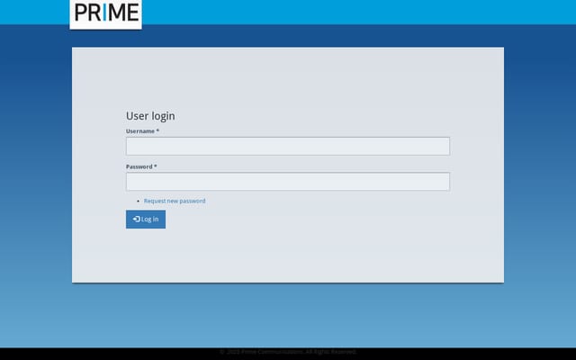 Screenshot of myprimeportal.com