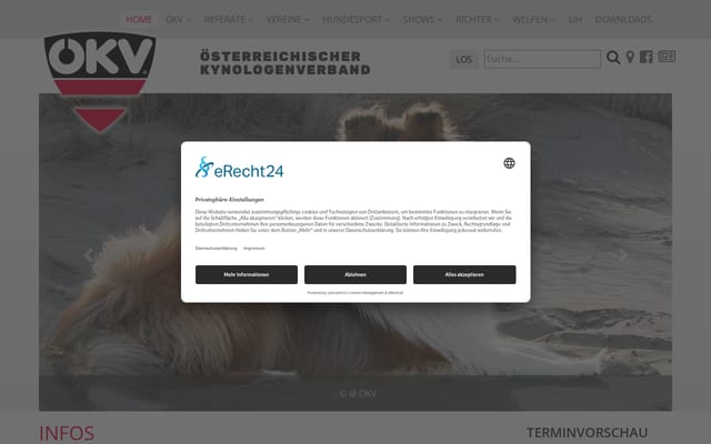 Screenshot of oekv.at