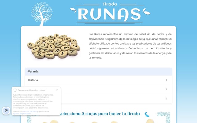 Screenshot of 123-runas.es