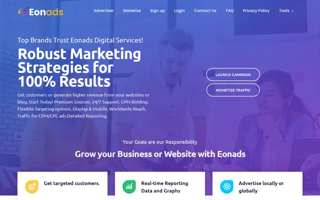 Screenshot of eonads.com