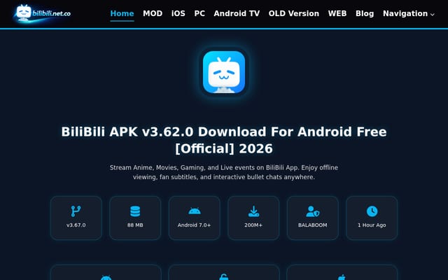 Screenshot of bilibili.net.co