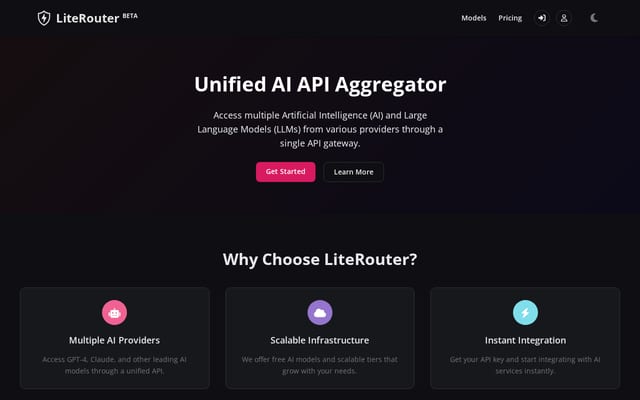 Screenshot of literouter.com