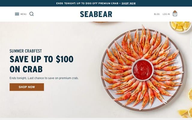Screenshot of seabear.com