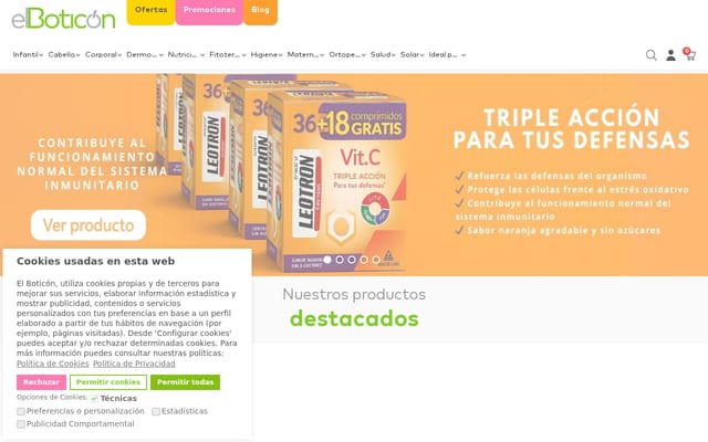 Screenshot of elboticon.es