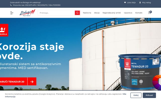 Screenshot of bolago-m.rs