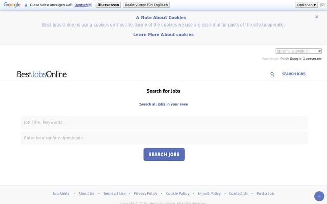 Screenshot of best-jobs-online.com
