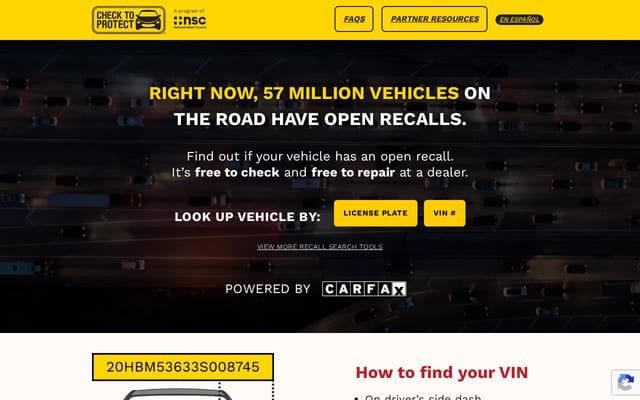 Screenshot of checktoprotect.org