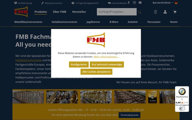 Screenshot of fmb-direkt.de