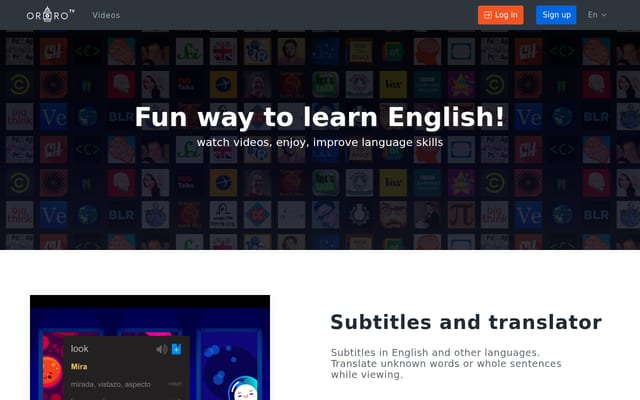 Screenshot of ororo-mirror.tv