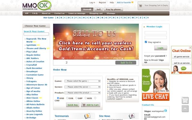 Screenshot of mmook.com
