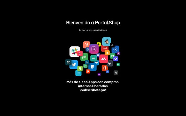 Screenshot of portal.shop