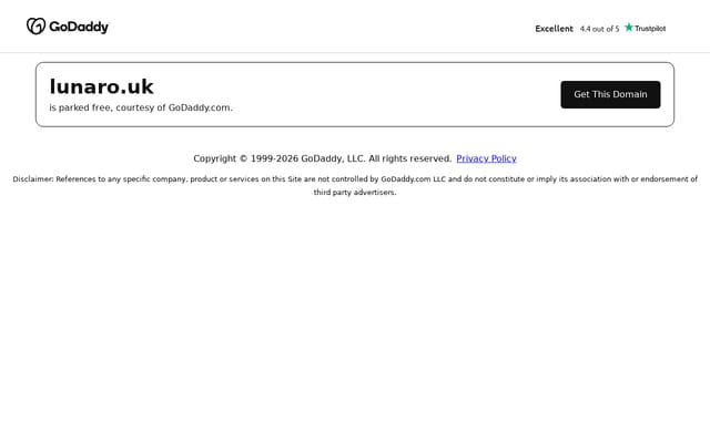 Screenshot of lunaro.uk