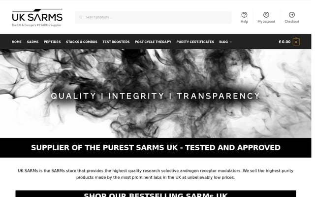 Screenshot of uksarms.com