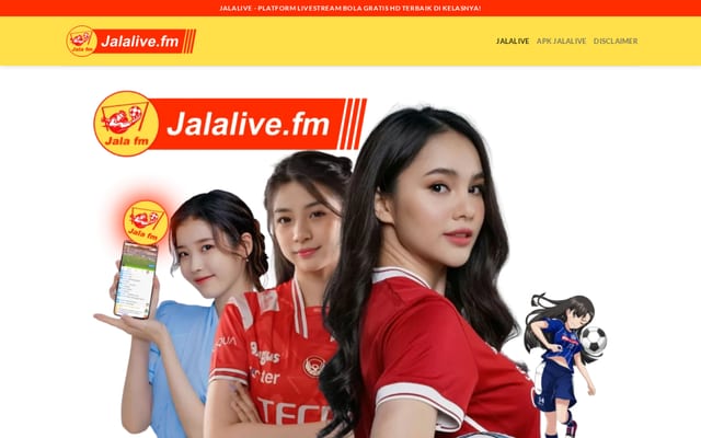 Screenshot of jalalive.fm