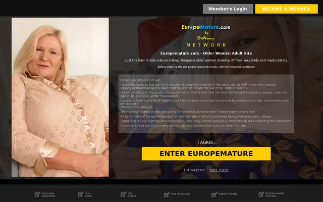 Screenshot of europemature.com
