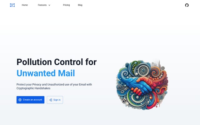 Screenshot of mail.io