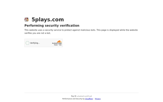 Screenshot of 5plays.com