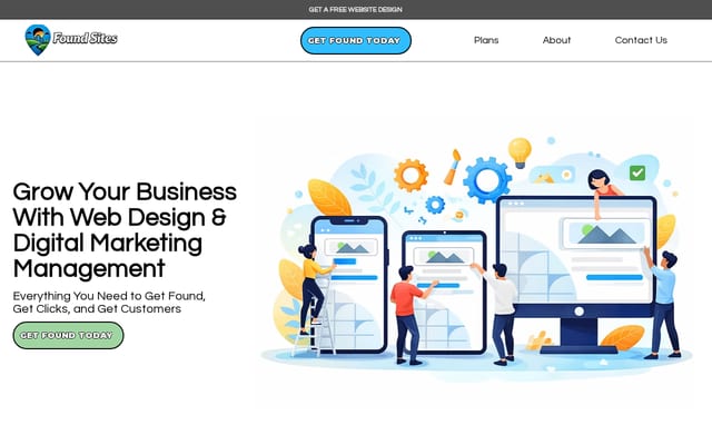 Screenshot of foundsites.com