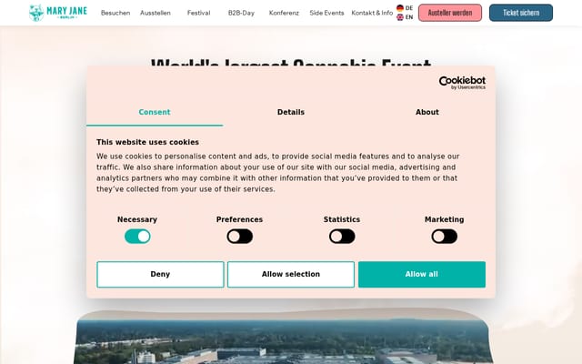 Screenshot of maryjane-berlin.com