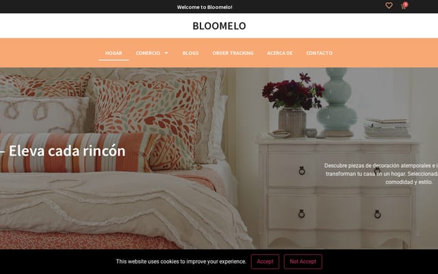 Screenshot of bloomelo.com