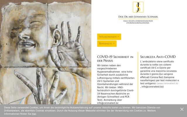 Screenshot of dr-schnabl.com
