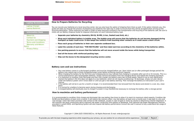 Screenshot of coogo.biz