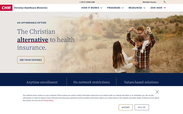 Screenshot of chministries.org