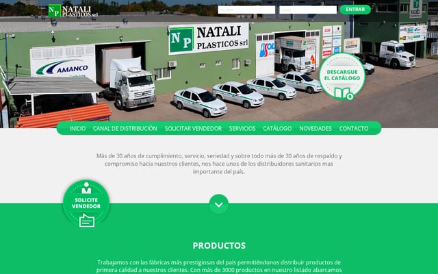 Screenshot of nataliplasticos.com.ar