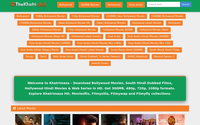 Screenshot of khatrimazax.com