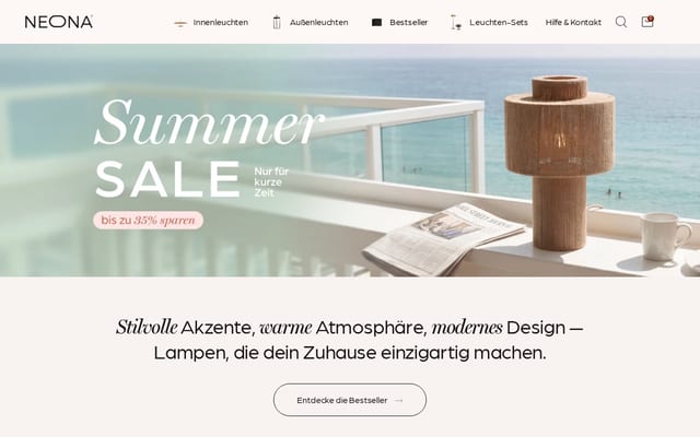 Screenshot of neona.store