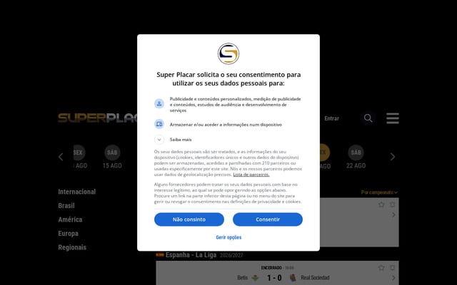 Screenshot of superplacar.com.br