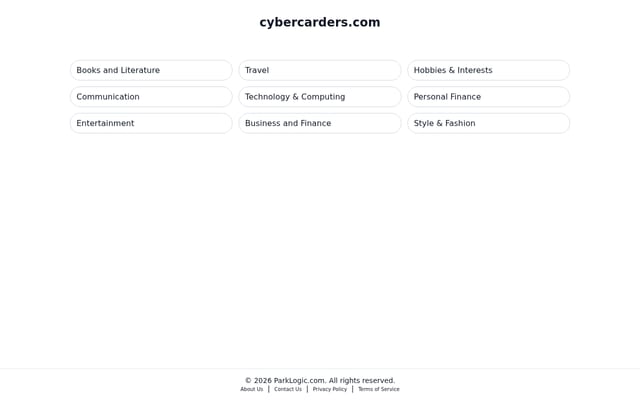 Screenshot of cybercarders.com