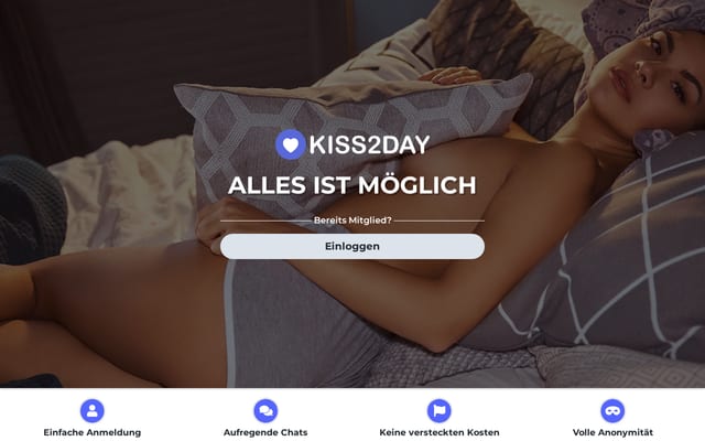Screenshot of kiss2day.com