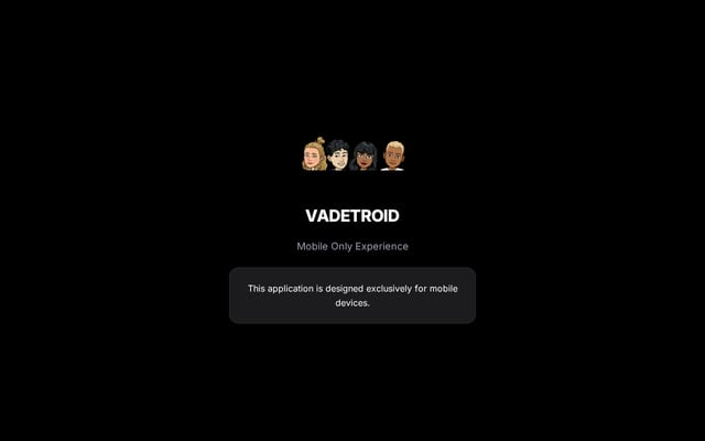 Screenshot of vadetroid.com