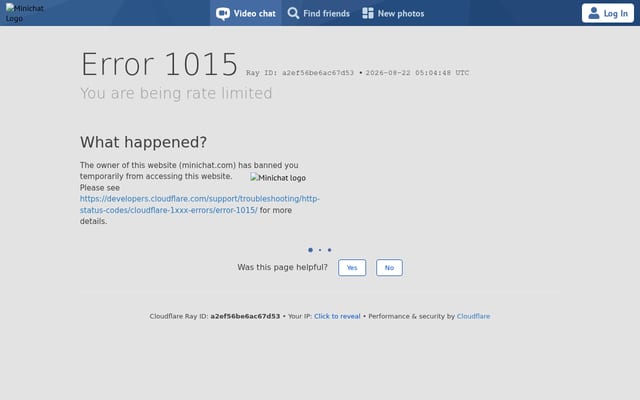 Screenshot of minichat.com