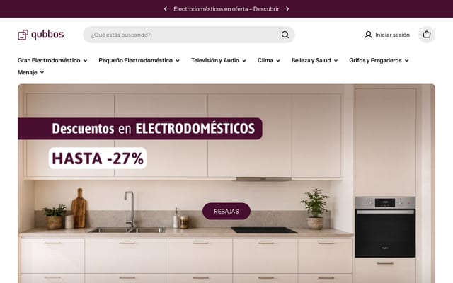 Screenshot of qubbos.es